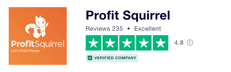 Profit Squirrel Trustpilot reviews